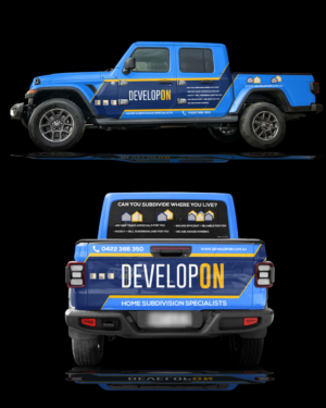 Diseño de Rotulación de Vehículo por RubelRir para Developon - home subdivision specialists | Diseño: #27190455