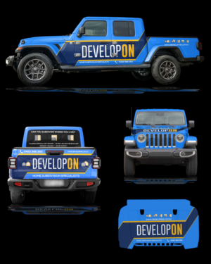 Diseño de Rotulación de Vehículo por RubelRir para Developon - home subdivision specialists | Diseño: #27196724