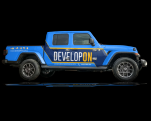 Diseño de Rotulación de Vehículo por RubelRir para Developon - home subdivision specialists | Diseño: #27200384