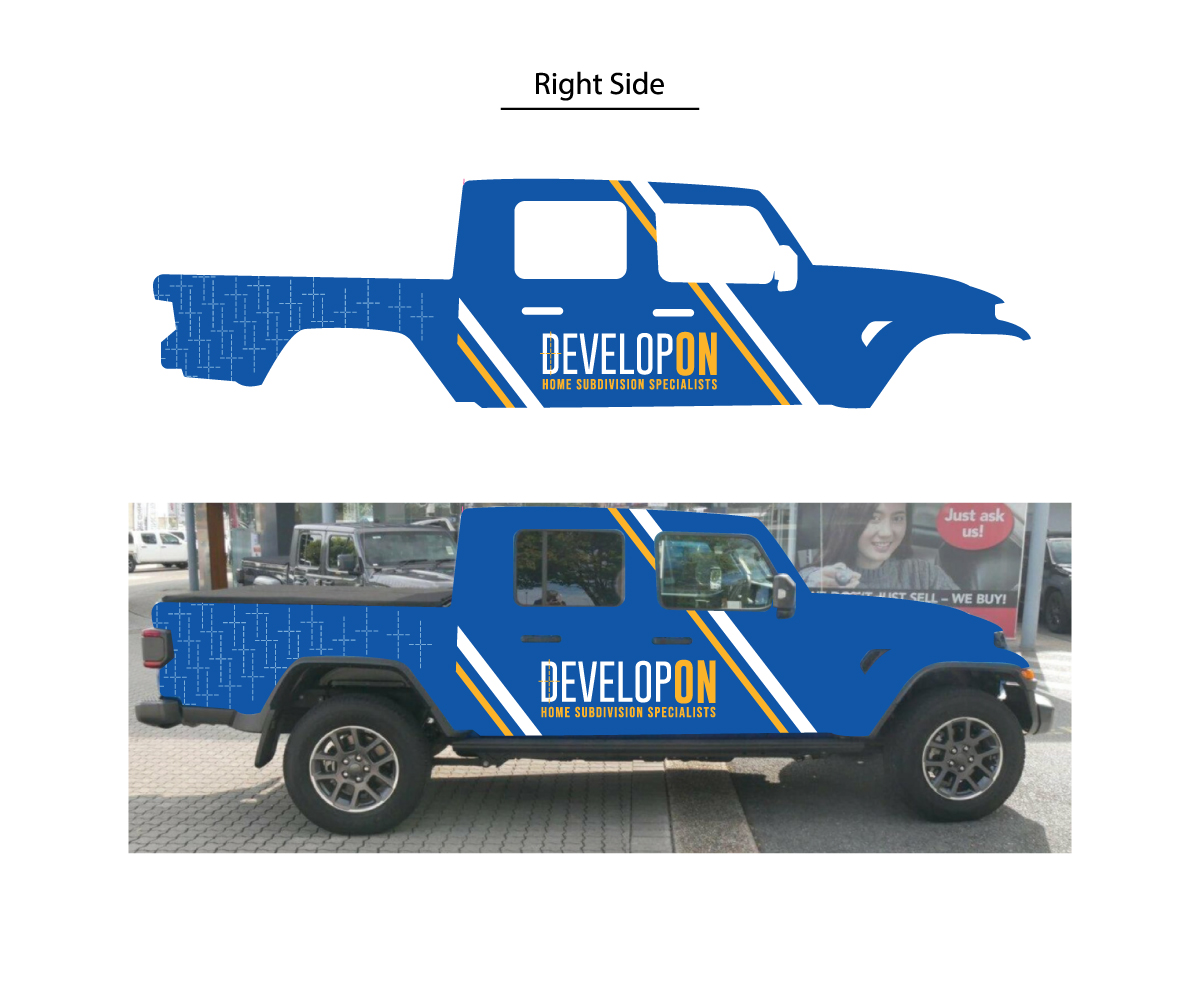 Car Wrap Design by UN for Developon - home subdivision specialists | Design #27177914