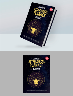 Astrological planner&diary book cover. | Diseño de portada de libro por ecorokerz