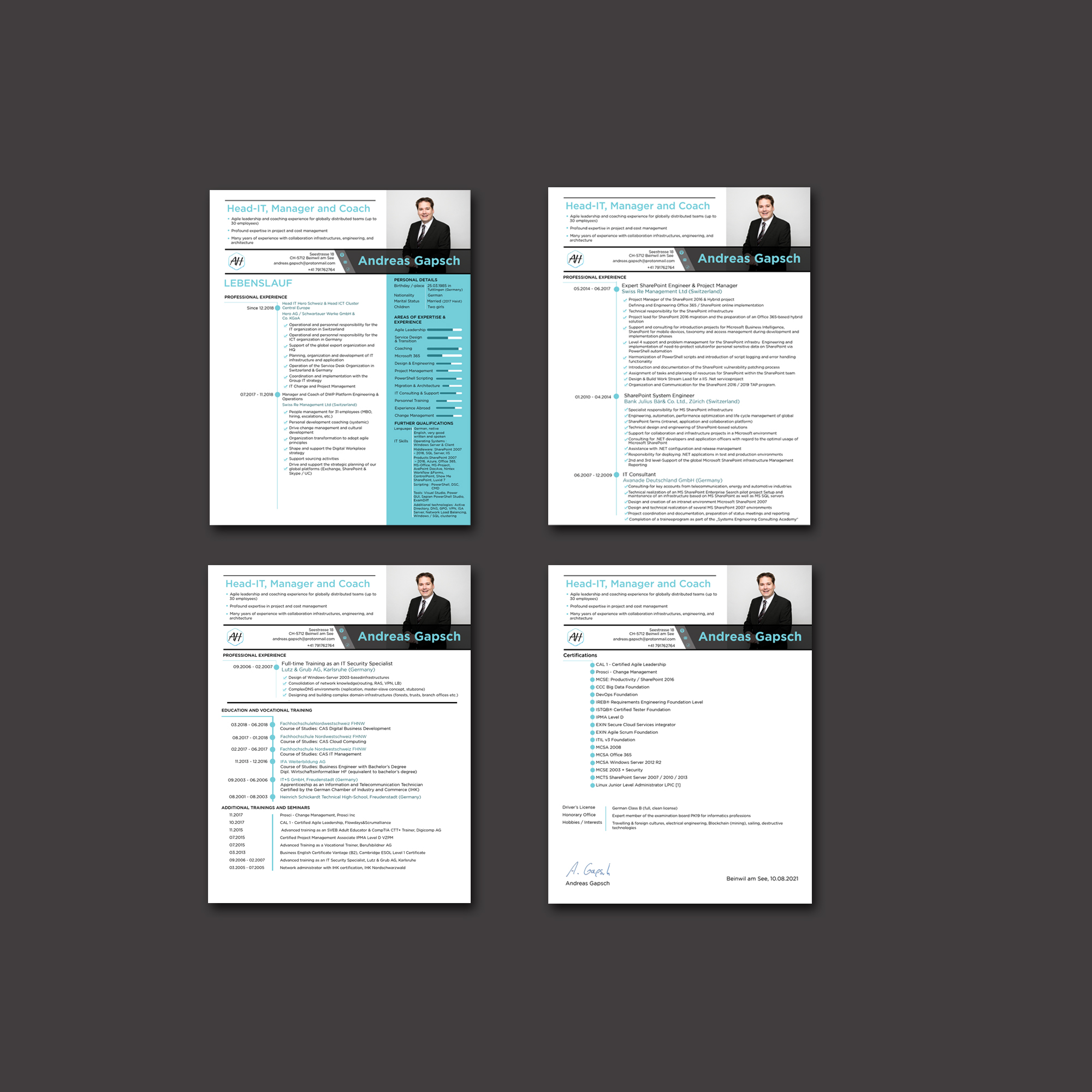 Resume Design by aspiremedia for this project | Design #27189287