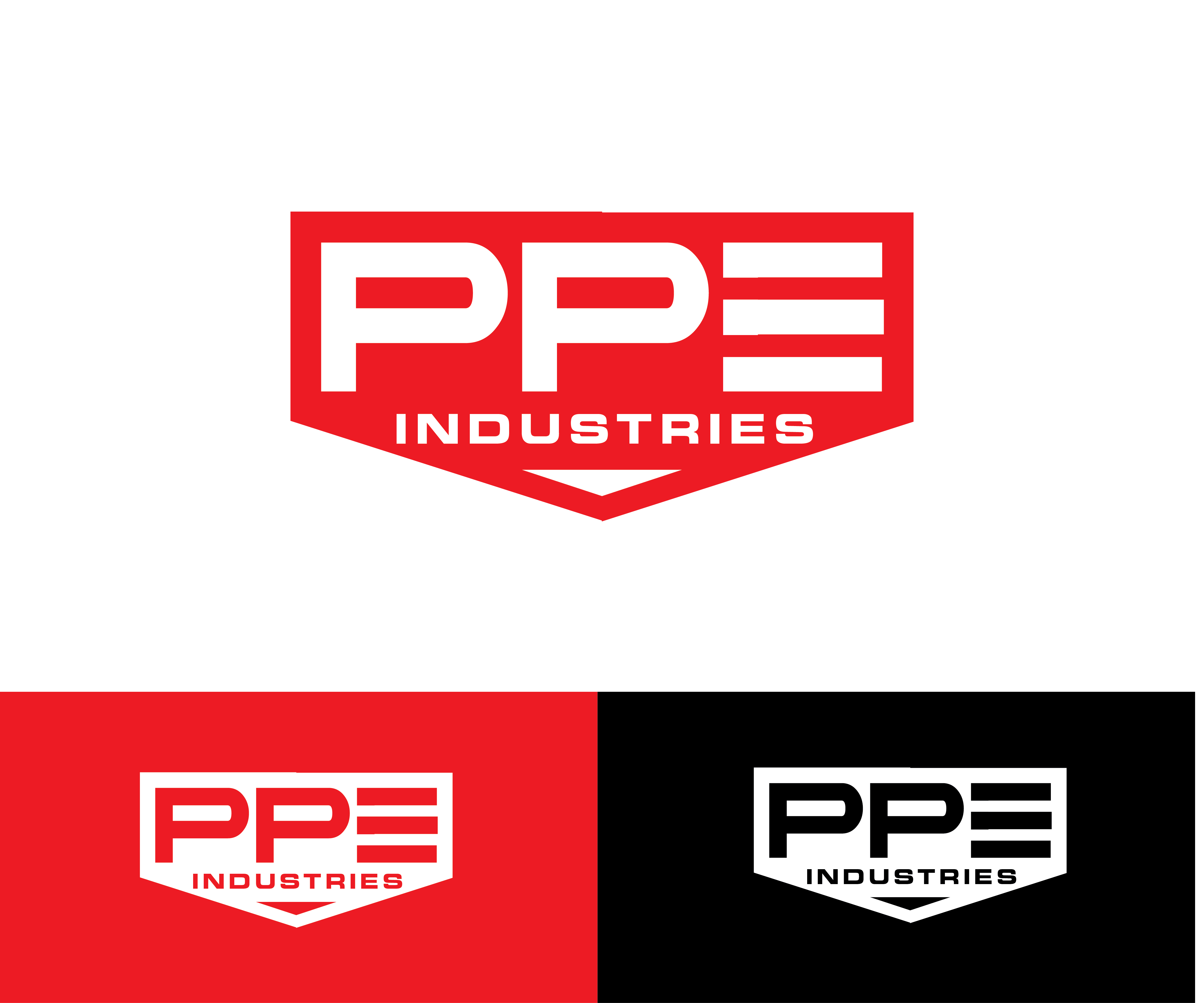 Logo Design by renderman for PPE Industries  | Design #27171853