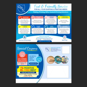 Flyer Design by DA. for Qwik Pack & Ship | Design: #27179548