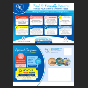 Flyer Design by DA. for Qwik Pack & Ship | Design: #27185160