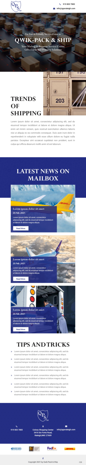 Newsletter Design by pb