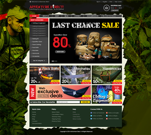 adventuredirect.com | Diseño Web por Mayank Patel