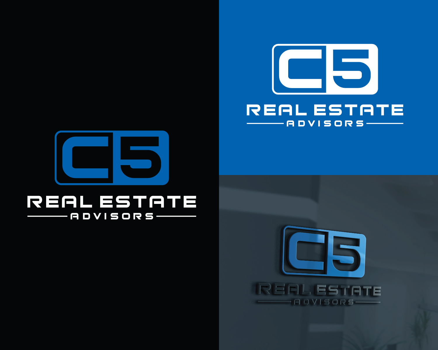 Logo Design by Atec for C5 Real Estate Advisors | Design #27188728