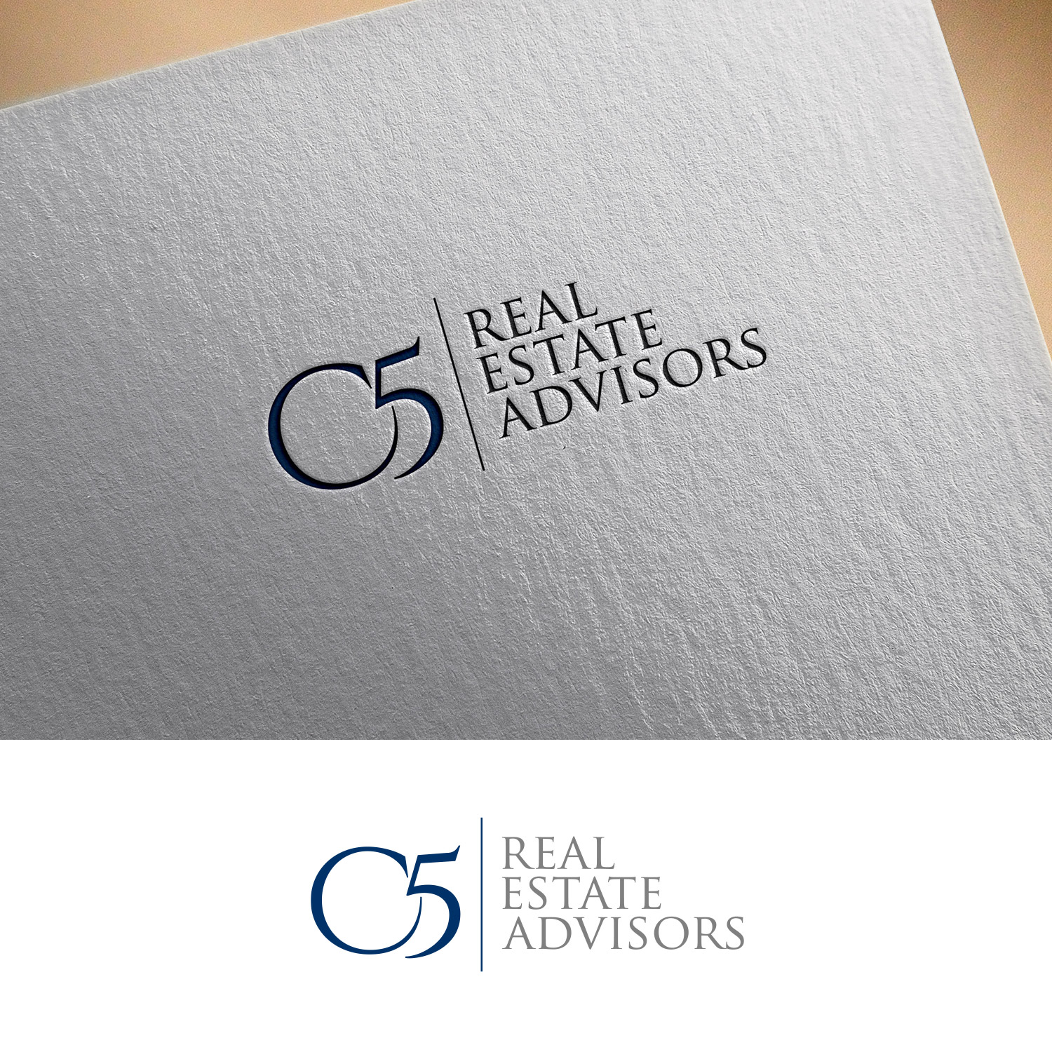 Logo-Design von DesignDUO für C5 Real Estate Advisors | Design #27191197