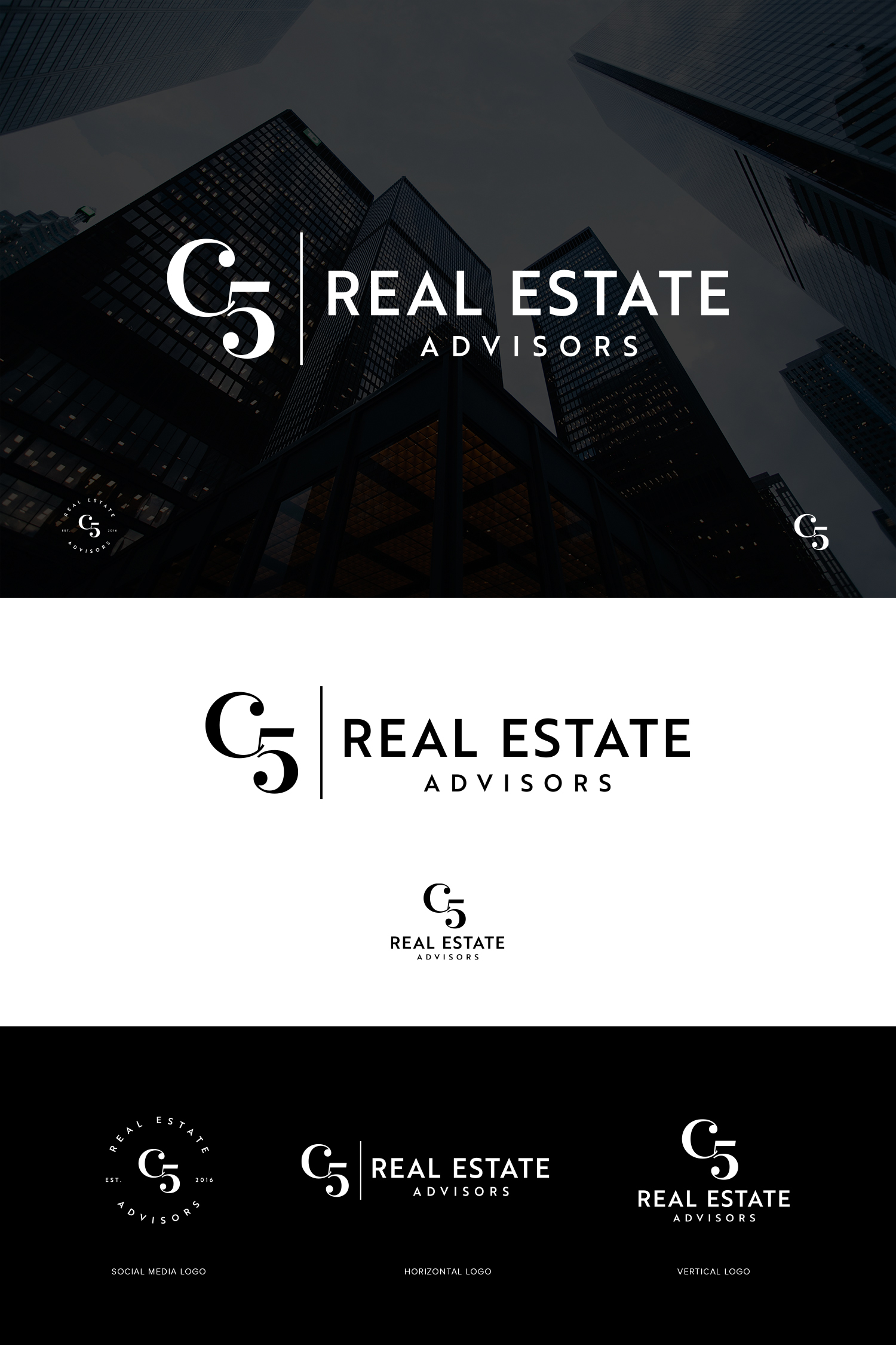 Design de Logo par Modeform pour C5 Real Estate Advisors | Design #27172670