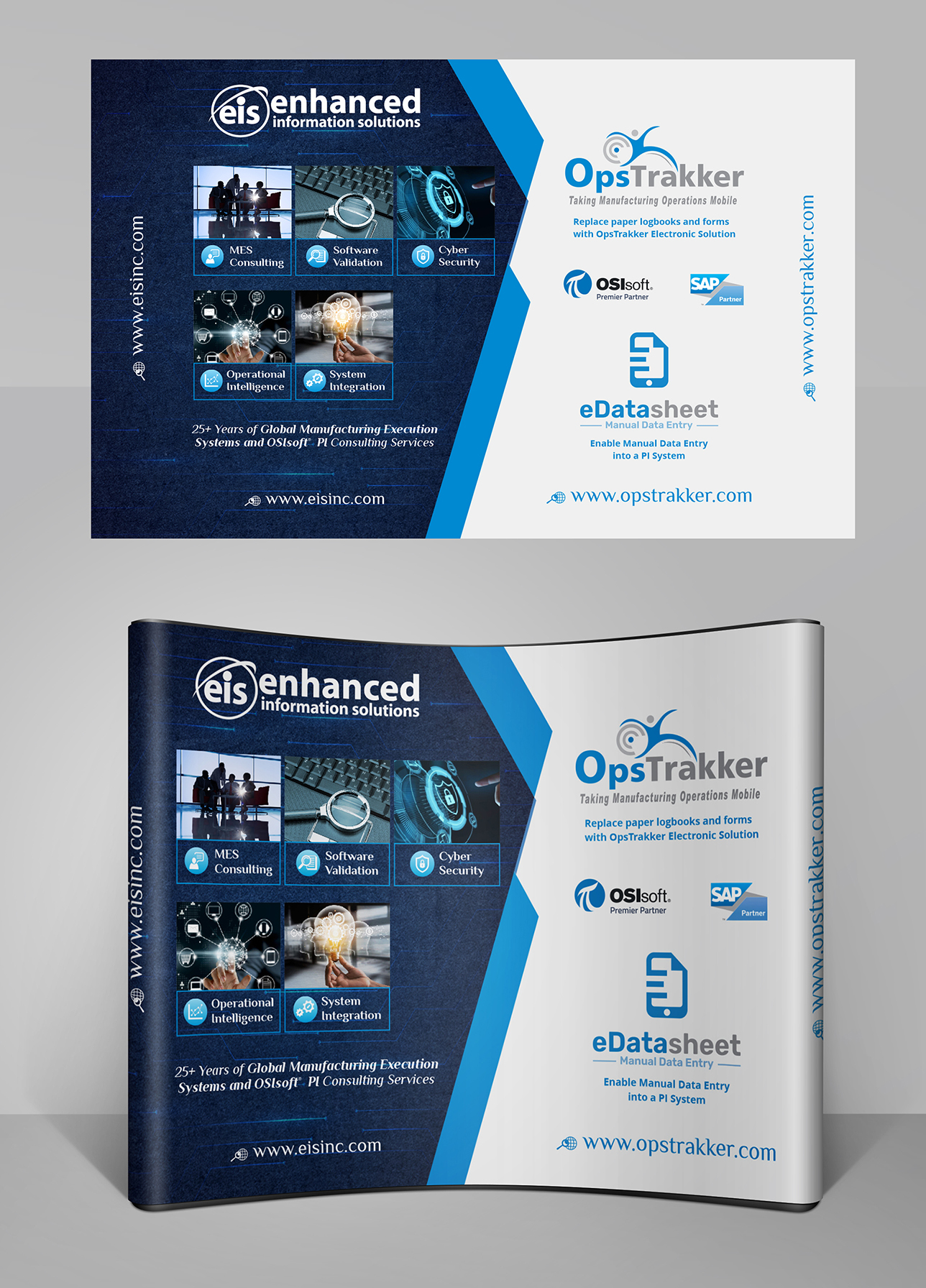 Trade Show Booth Design by Bins for Enhanced Information Solutions | Design #27186308