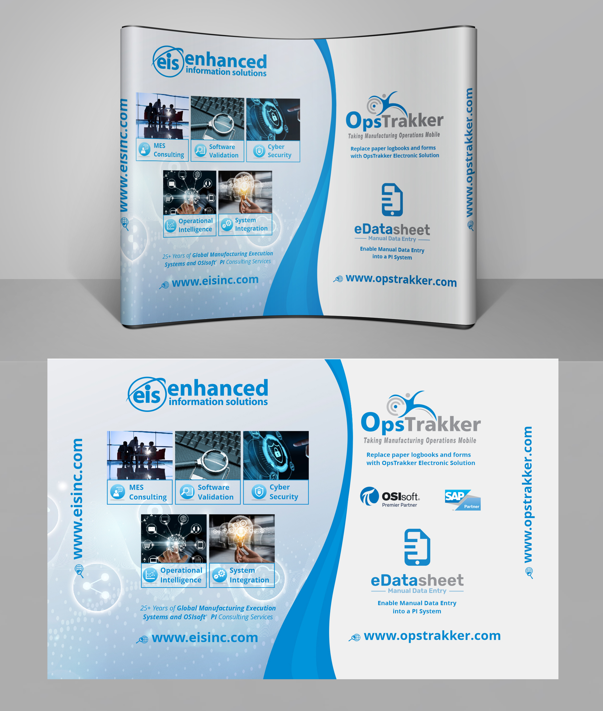 Trade Show Booth Design by Bins for Enhanced Information Solutions | Design #27186797