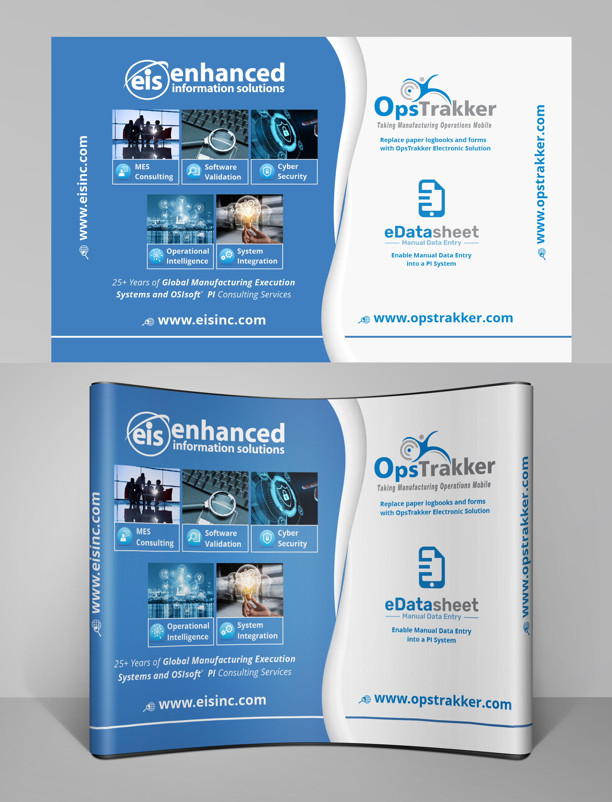 Trade Show Booth Design by Bins for Enhanced Information Solutions | Design #27200351