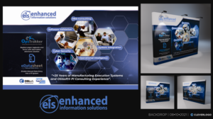 Trade Show Booth Design by cleverlogo for Enhanced Information Solutions | Design: #27185595