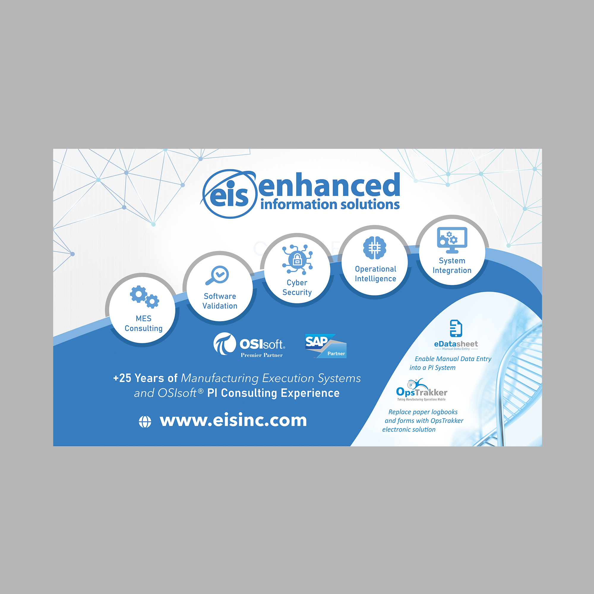 Trade Show Booth Design by ecorokerz for Enhanced Information Solutions | Design #27197258