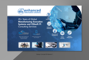 Trade Show Booth Design by D Creative for Enhanced Information Solutions | Design #27182263