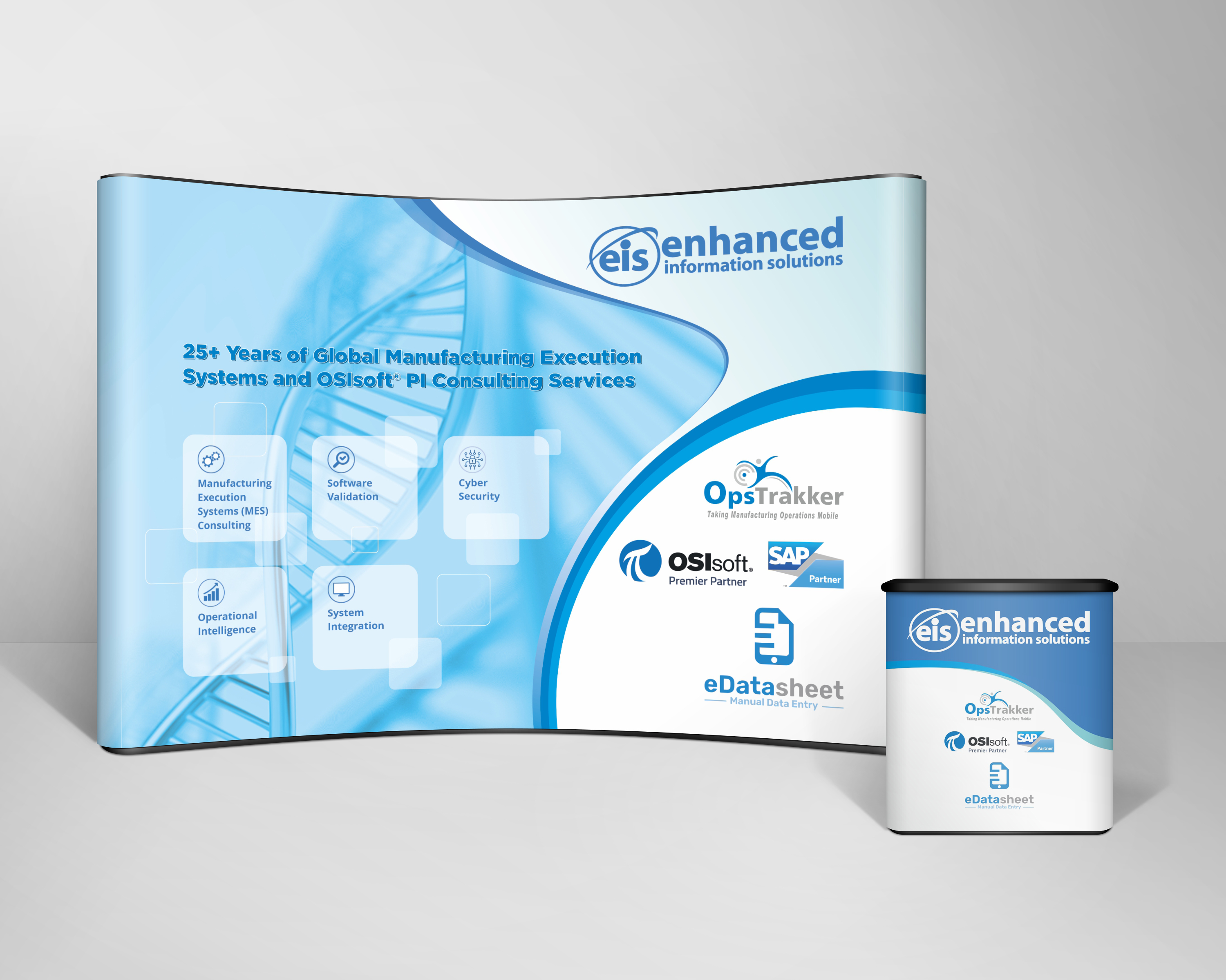 Trade Show Booth Design by barinix for Enhanced Information Solutions | Design: #27176640