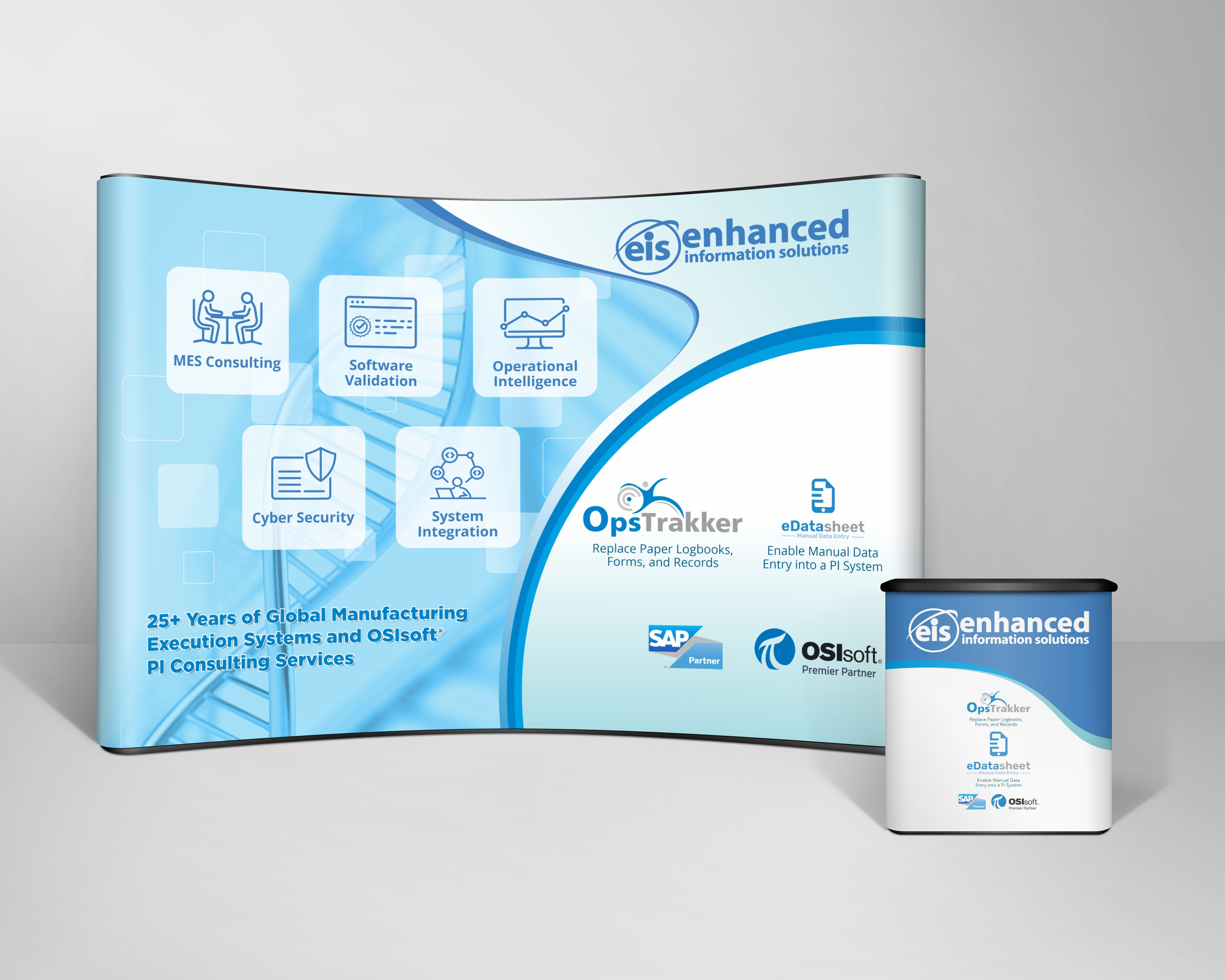 Trade Show Booth Design by barinix for Enhanced Information Solutions | Design #27269125
