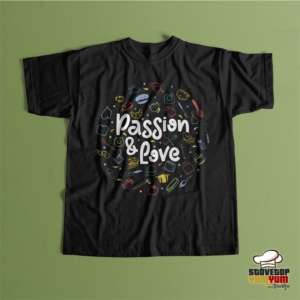 Passion & Love | Diseño de Camiseta por thedriftshop