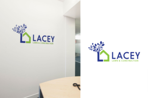 Lacey Lawn & Construction | Diseño de Logo por MT