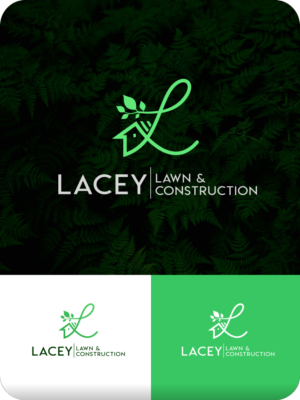 Lacey Lawn & Construction | Logo Design by adigoofy 2