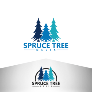 Spruce Tree Media | Logo Design by Gerald Design 3