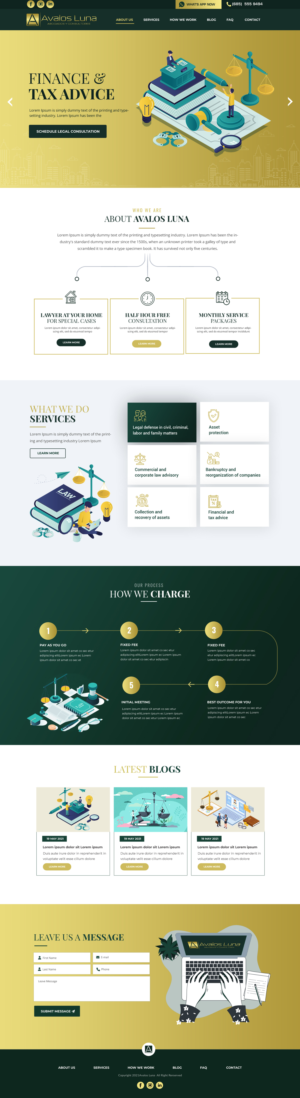 Web Design by Blue Sparrow for MyCompany | Design: #27214149