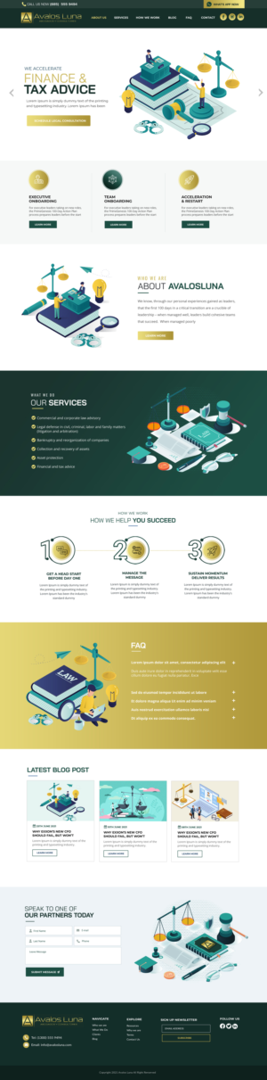 Web Design by Blue Sparrow for MyCompany | Design: #27220546