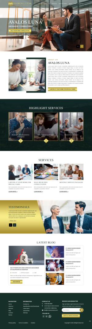 Web Design by pb for MyCompany | Design: #27183711