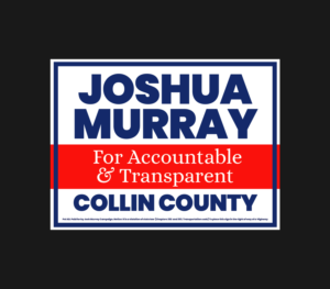 Joshua Murray for Accountable & Transparent Collin County | Logo Design by Benson M.