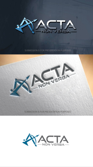 Acta Non Verba | Logo Design by graphicevolution