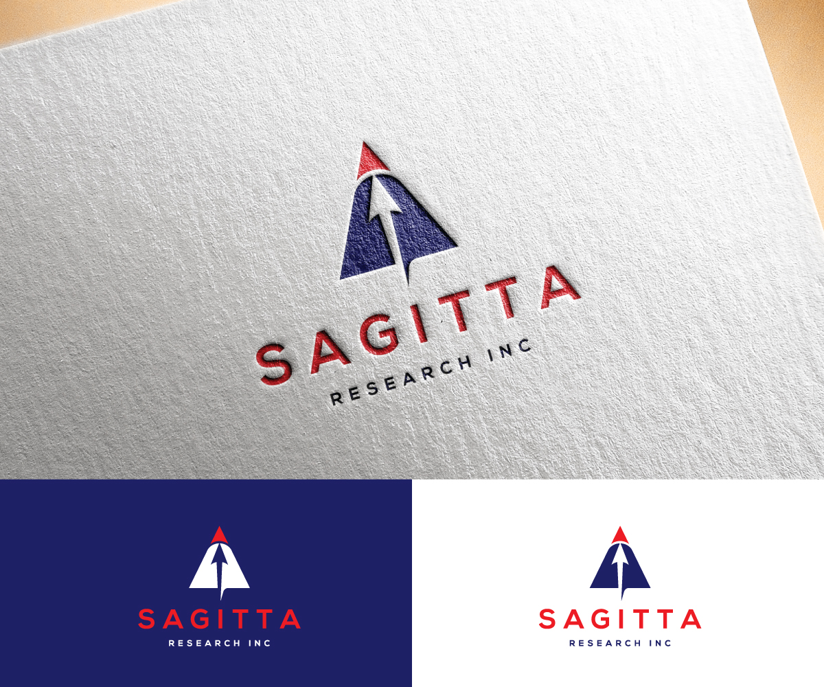 Logo Design by step forward 2 for SAGITTA RESEARCH INC. | Design #27180717