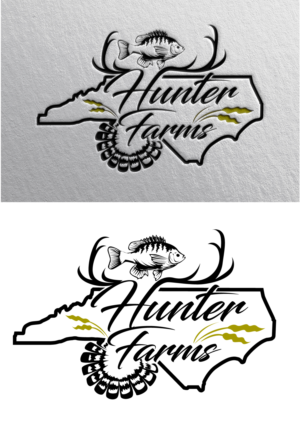 Hunter Farms | Logo Design by blue eye