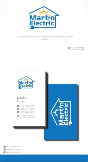 Logo Design by graphicevolution for Martin Electric | Design: #27181762