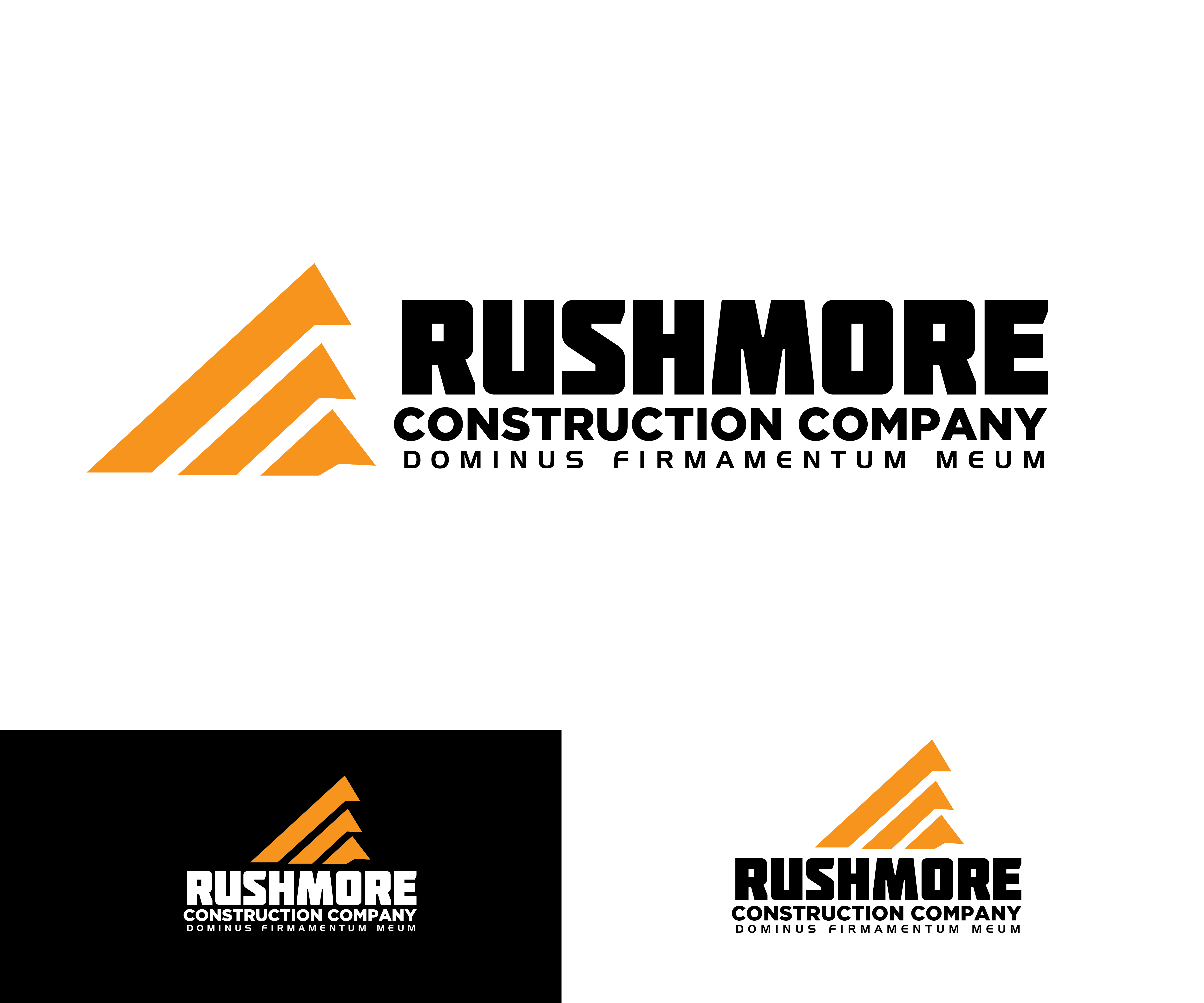 Logo Design by renderman for Rushmore Construction Company Inc. | Design #27181196