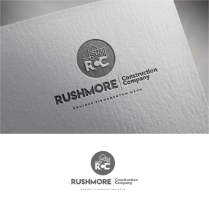 Logo-Design von Jeferson HP für Rushmore Construction Company Inc. | Design: #27183783
