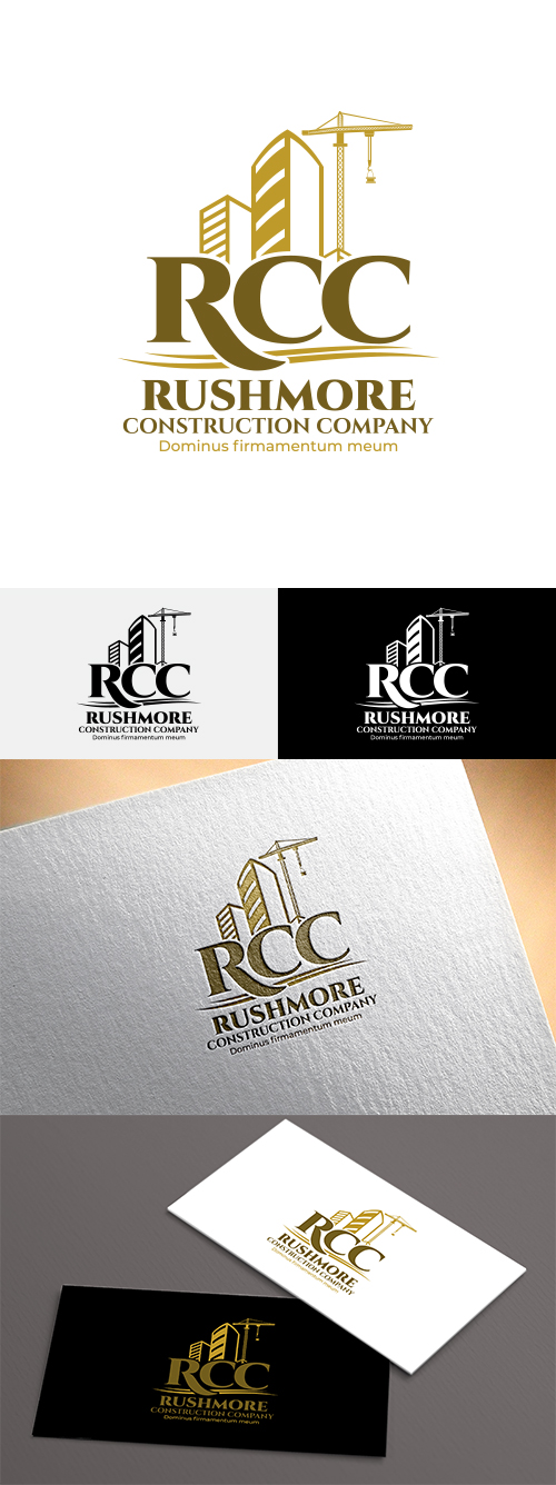 Logo Design by anshtoyj for Rushmore Construction Company Inc. | Design #27186376