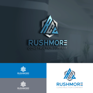 Logo-Design von anak mama für Rushmore Construction Company Inc. | Design: #27182814
