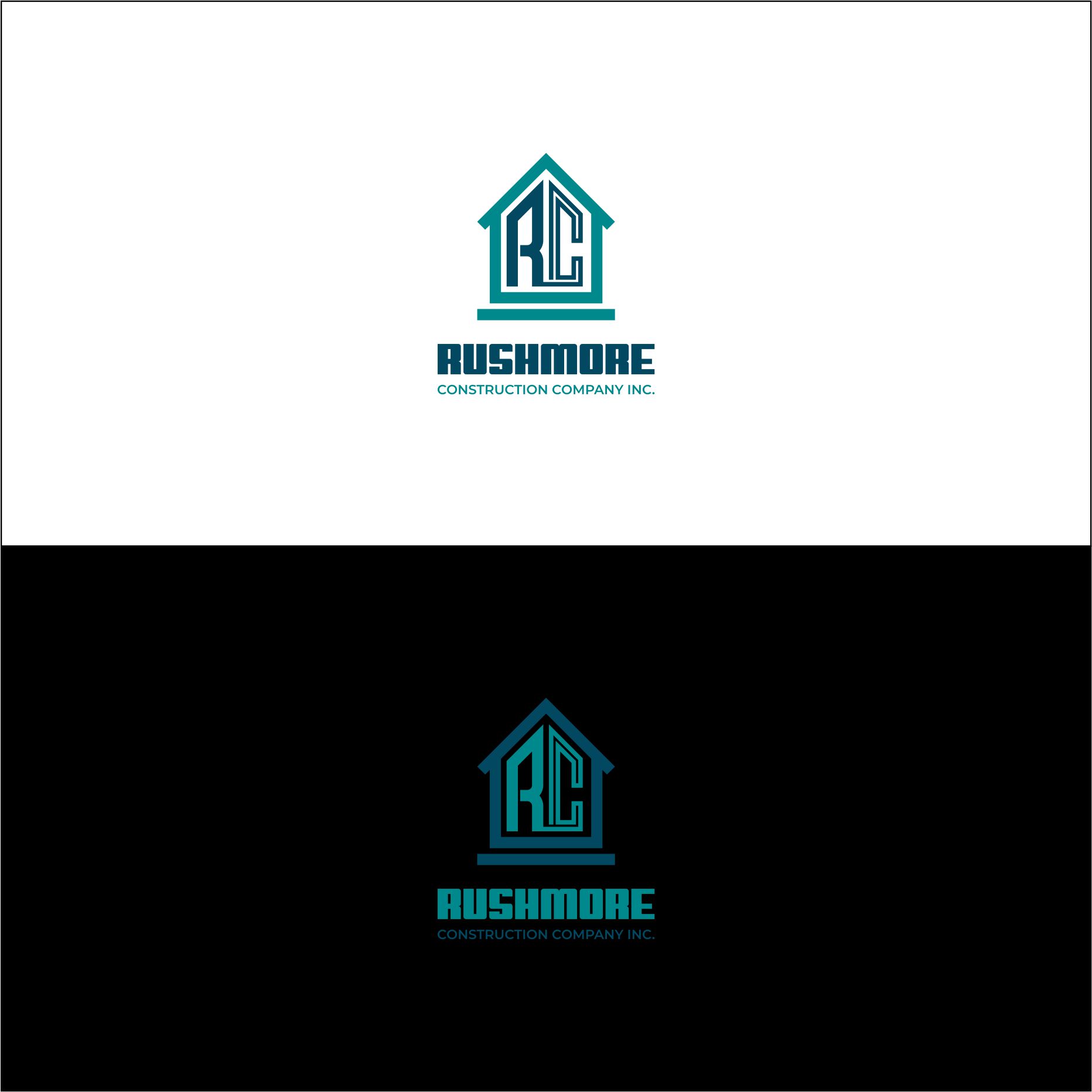 Logo Design by theJangAbayz for Rushmore Construction Company Inc. | Design #27185508