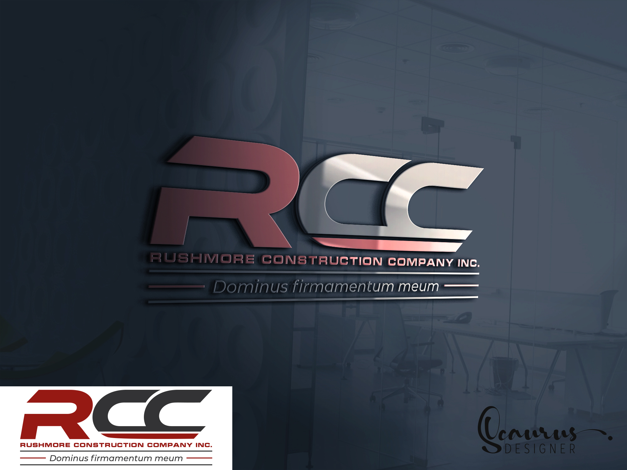 Logo Design by InkThink by Scaurus for Rushmore Construction Company Inc. | Design #27199387