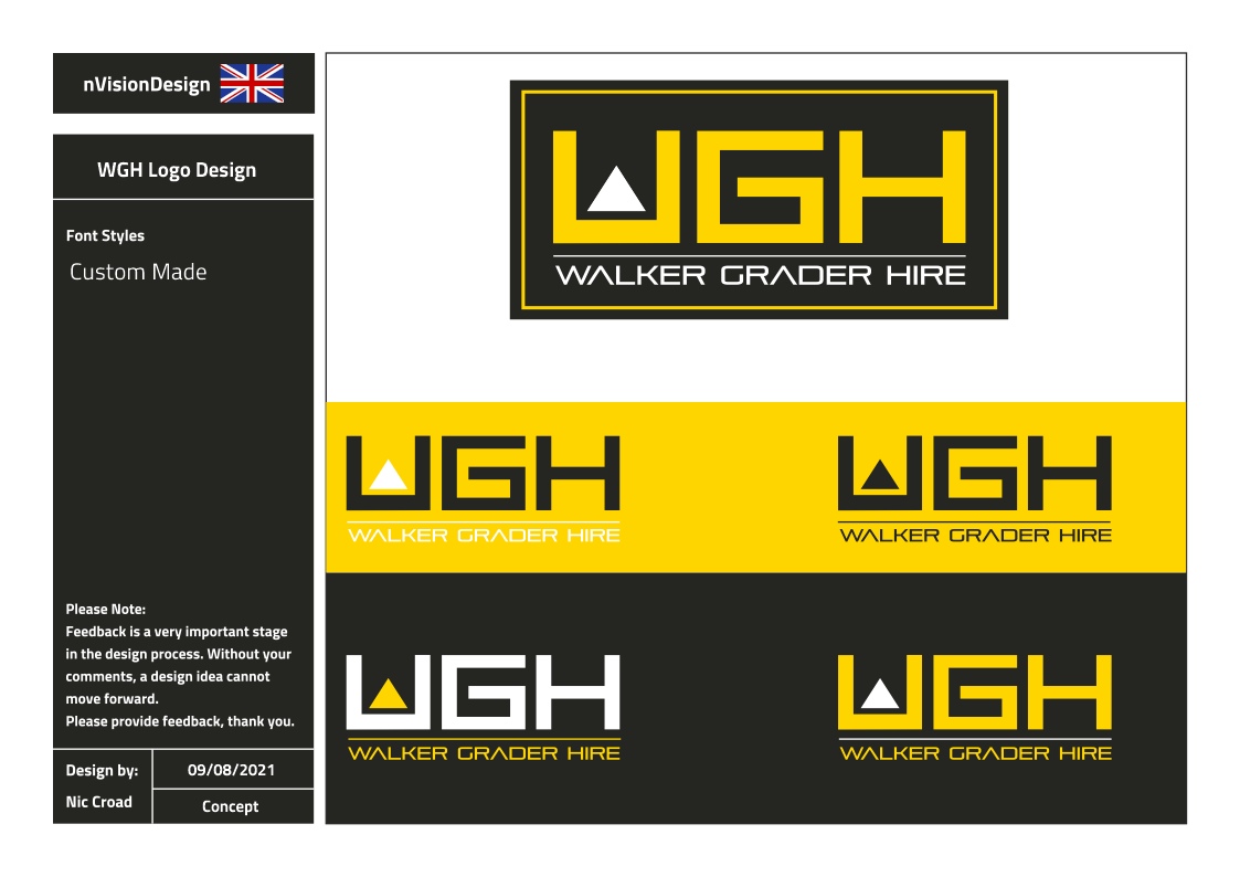 Design de Logo par nvisiondesign.co.uk pour Walker Grader Hire | Design #27181296