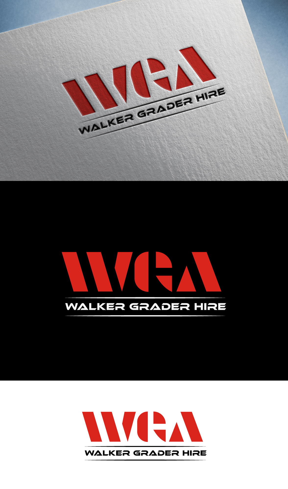 Diseño de Logo por Alpha design para Walker Grader Hire | Diseño #27228645