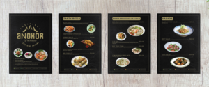 Menu Design by artbitin
