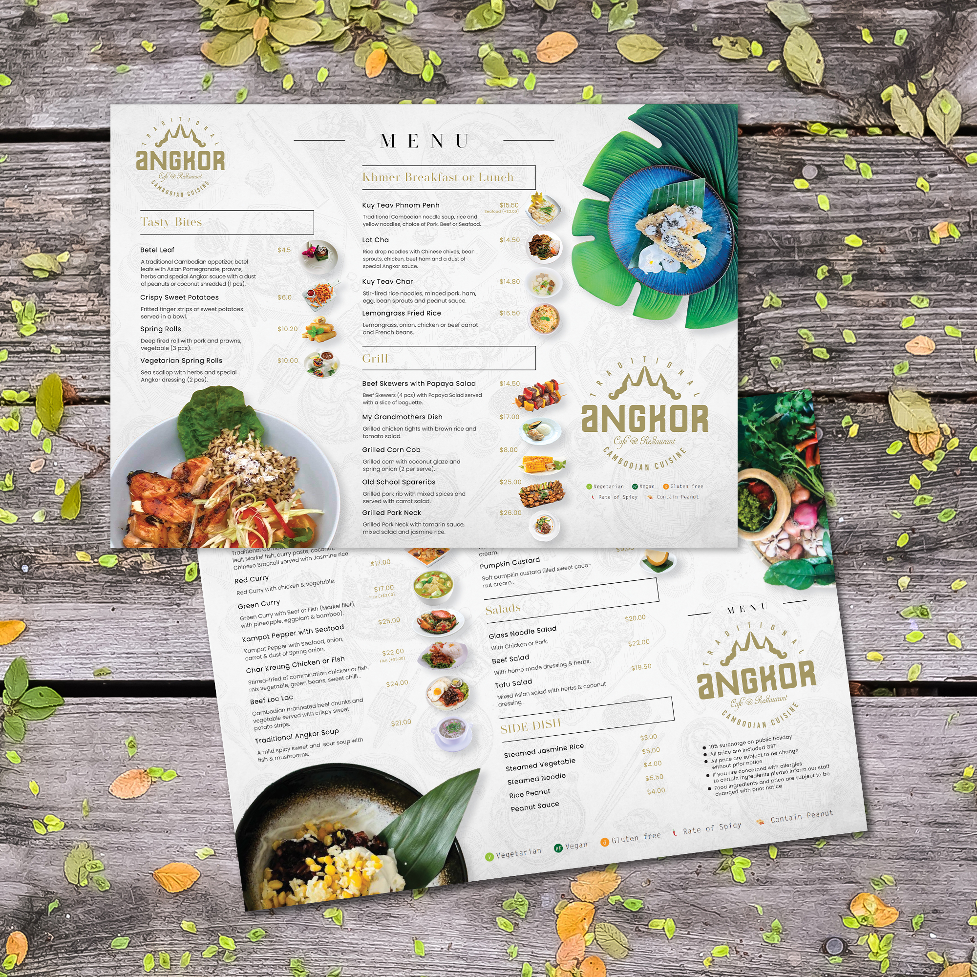 Menu Design by AQKhan for RHE24 Pty Ltd | Design #27191275