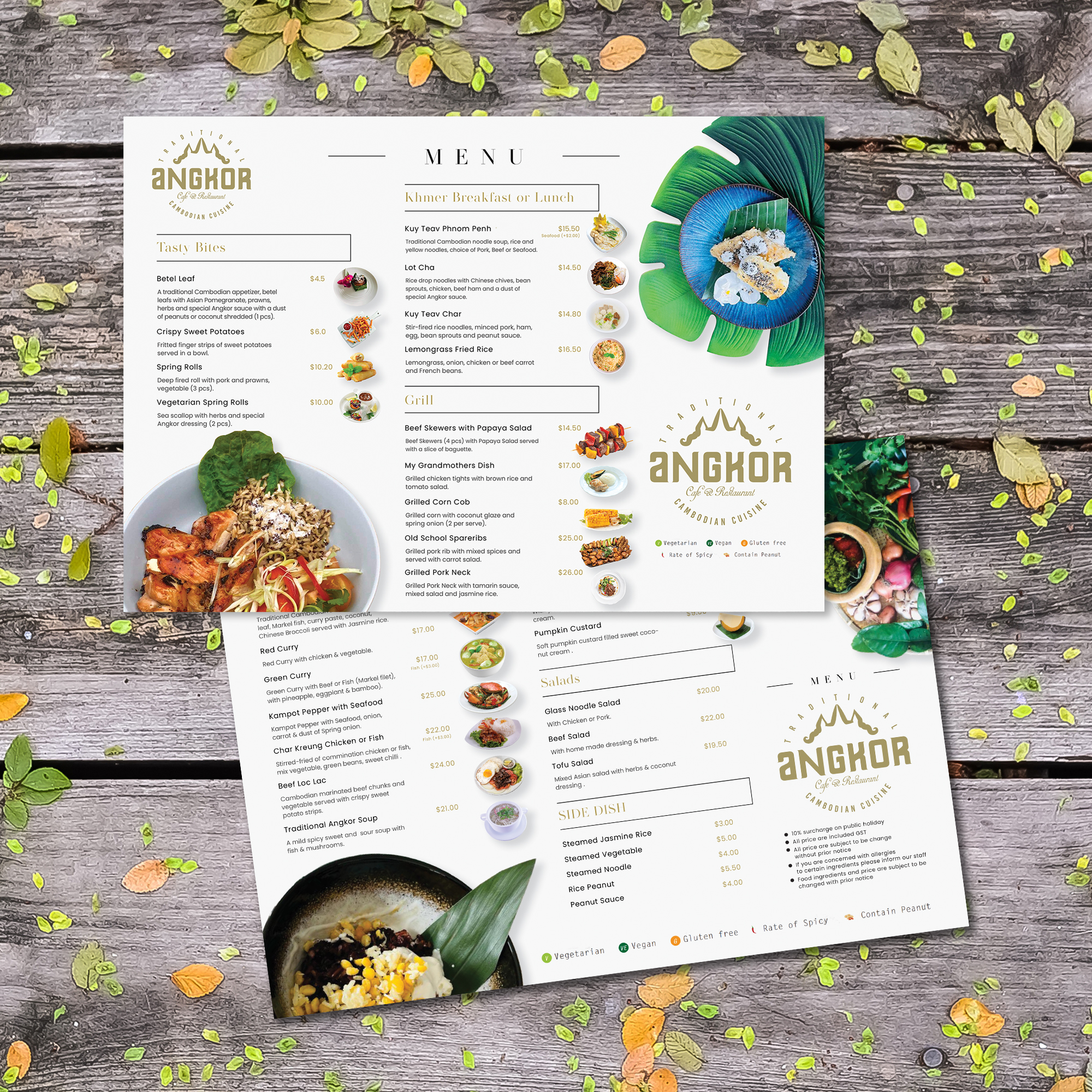 Menu Design by AQKhan for RHE24 Pty Ltd | Design #27191276