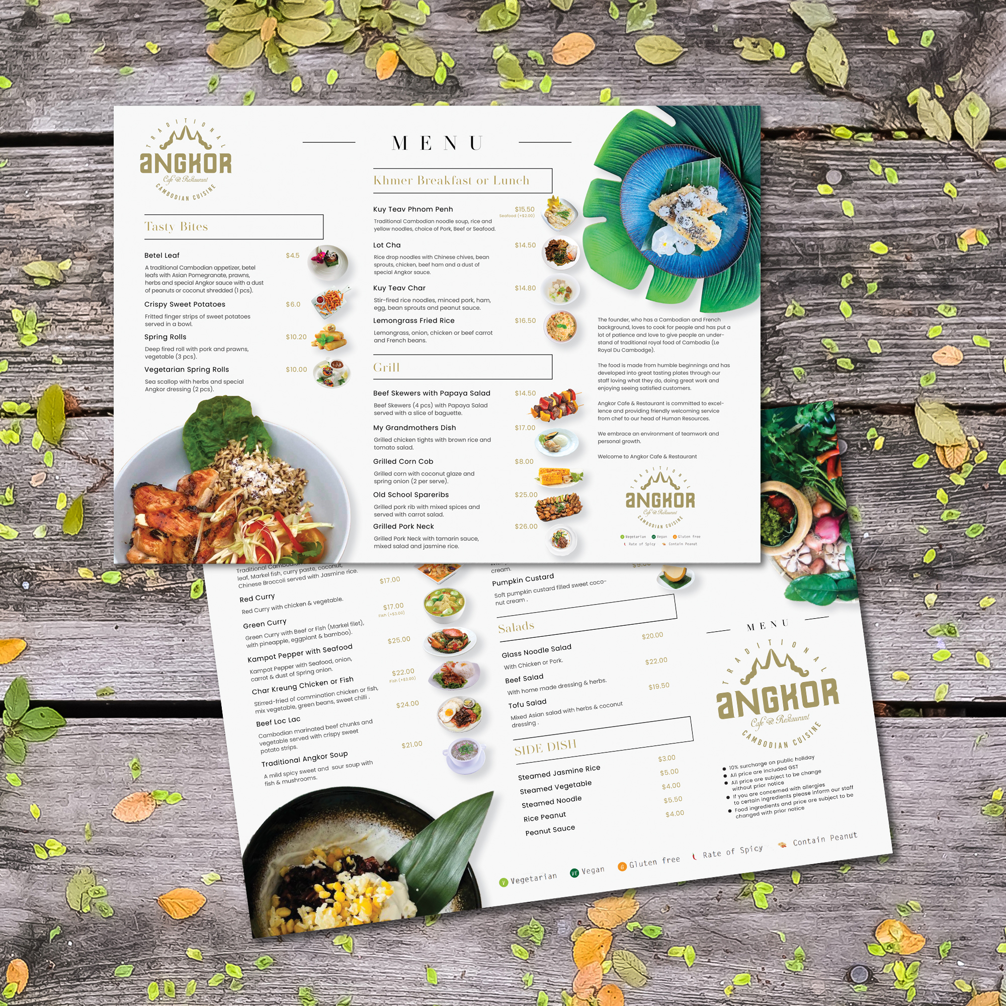 Menu Design by AQKhan for RHE24 Pty Ltd | Design #27197670