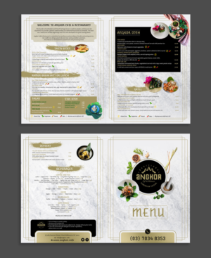 Menu Design by DA. for RHE24 Pty Ltd | Design: #27253265