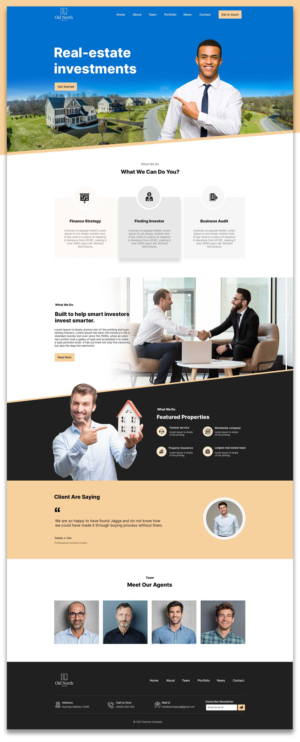 old-north.com  Real Estate, Investment, Financial corporate | Web-Design von lemosys infotech