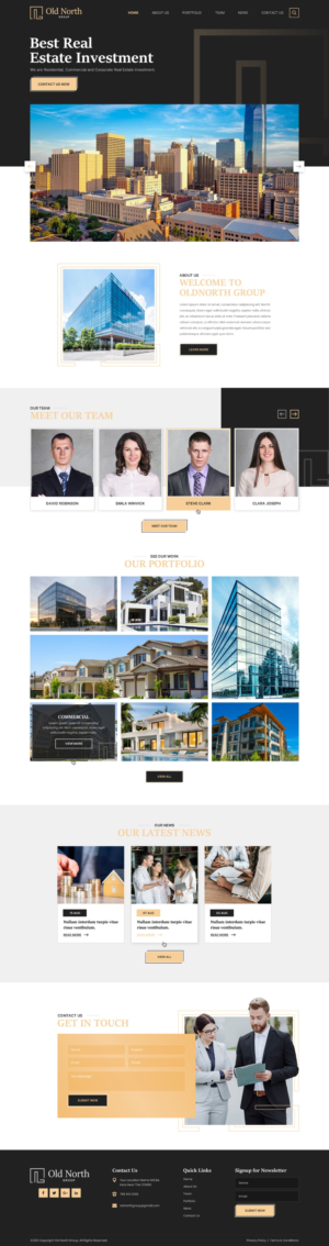 old-north.com  Real Estate, Investment, Financial corporate | Web Design by Reimagine