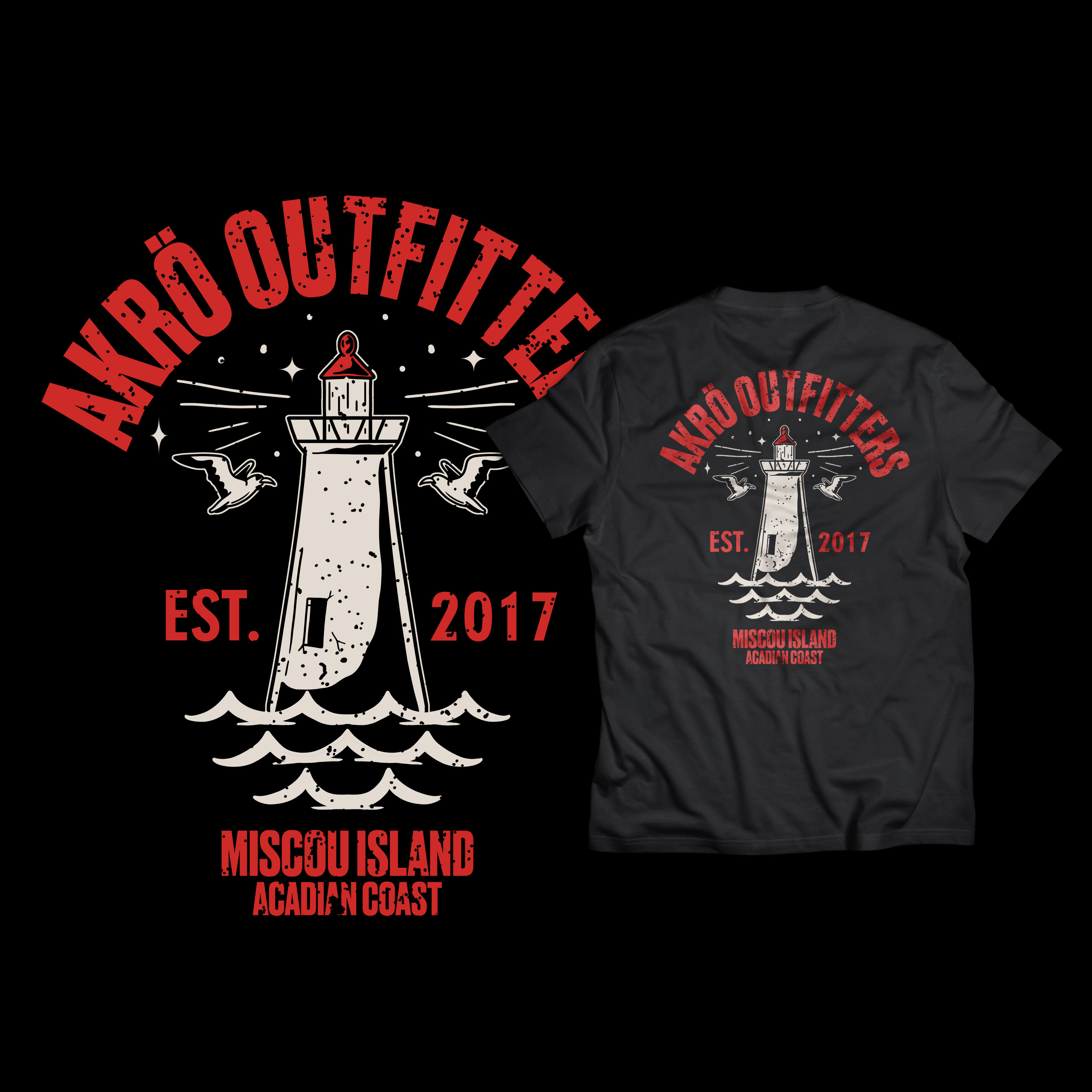 T-shirt Design by Rifqi 7 for akro fishing apparel | Design #27247670